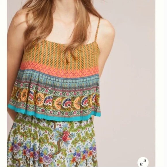 Anthropologie Tanvi Kedia Zavora Beaded Maxi Dress Medium NWOT JB - Picture 3 of 10